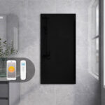 QH-GD Black Serie glazen infraroodpaneel 60 x 120 cm - 700Watt situatie