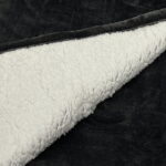 Elektrische fleece omslagdeken - 1 persoons - Grijs - 180 x 150 cm - Afbeelding 4
