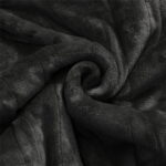 Elektrische fleece omslagdeken - 1 persoons - Grijs - 180 x 150 cm - Afbeelding 3