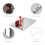 QH - Spiegel met infrarood verwarming - 60cm x 80cm - 450 watt - Afbeelding 3