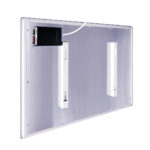 QH - Spiegel met infrarood verwarming en led verlichting - 60cm x 80cm - 450 watt - Afbeelding 3