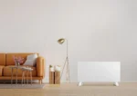 infraroodpaneel qh eco slim white vrijstaand in woonkamer