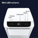 Mobiele airco met WiFi - 7000BTU - ontvochtiging en luchtreiniger - Afbeelding 6