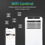 Mobiele airco met WiFi - 7000BTU - ontvochtiging en luchtreiniger - Afbeelding 5