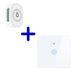 VH Control RF Home combi - Enkele schakelaar met draadloze switch zwart touch - Afbeelding 2