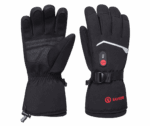 Dikke verwarmde handschoenen geschikt voor wintersportactiviteiten