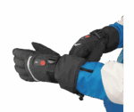 Dikke verwarmde handschoenen geschikt voor wintersportactiviteiten - Afbeelding 3