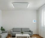 VH Livorno 1200W infrarood verwarmingspaneel met LED verlichting, wit plafondpaneel