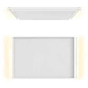 VH Livorno 1200W infrarood paneel met LED verlichting aan het plafond