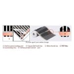 VH Infrarood Vloerverwarmingsfolie - 130 Watt/m2 - 100 cm breed - Op Maat