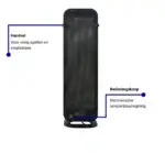 Infrarood straler staand - Amalfi - 1900 Watt - Afbeelding 5