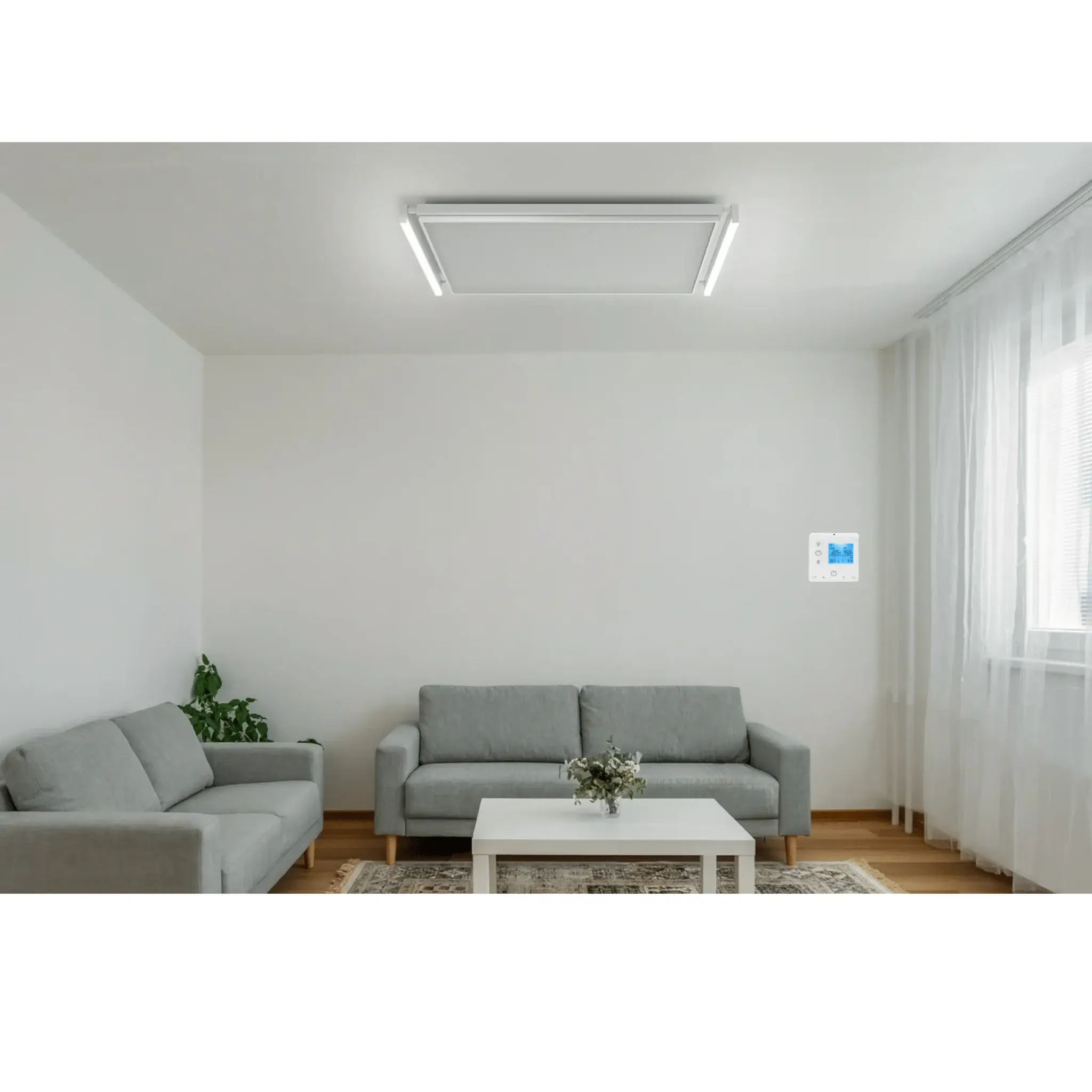 LivornoHT-1800W-infraroodpaneelLEDinwoonkamer Infrarood verwarmingspaneel met verlichting - 1800W - VH Livorno - Afbeelding 1