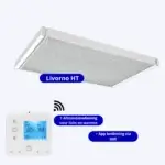 Infrarood verwarmingspaneel met verlichting - 1800W - VH Livorno - Afbeelding 4