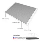 Infrarood verwarmingspaneel met verlichting - 1800W - VH Livorno - Afbeelding 7