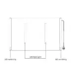 Infrarood verwarmingspaneel met verlichting - 1800W - VH Livorno - Afbeelding 8