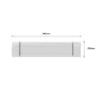 Infrarood terrasverwarmer smart - Ostuni LED - 1000 Watt - Afbeelding 5