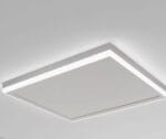 Infrarood paneel 700W 63×108 cm met LED aan plafond close-up