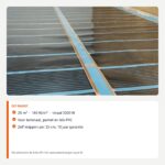 Kenmerken 20 m² pakket: 160 W/m², 3200 W, voor laminaat, parket en klik-PVC. Advies: Echo RF met ontvanger type R.