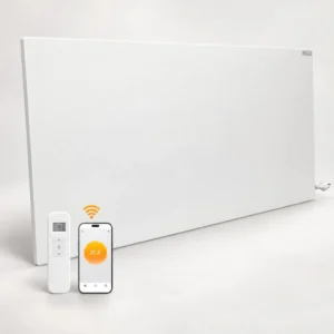 QH-FR infrarood paneel met wifi, 700 watt, 59 x 119 cm, wit, met afstandsbediening en app-bediening
