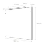 Infrarood spiegelpaneel – Palermo LED – 80 × 100 cm – 750 watt - Afbeelding 12
