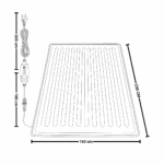 Vloerkleed verwarming - 600 watt - 160 x 230 cm - VH Stromboli - Afbeelding 7